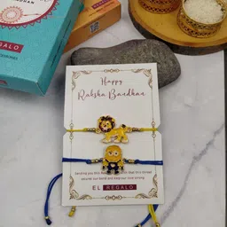 EL REGALO Boys Set Of 2 Wraparound Rakhi-image-16
