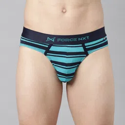 Force NXT Men Striped Super Combed Cotton Premium Brief MNFL56-picture-50