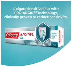 Colgate 2 Pcs Sensitive Plus Toothpaste for Sensitivity Relief - 70g Each image 3