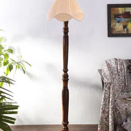 Devansh White Wooden Floor Lamp-image-79