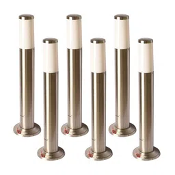 BENE Benjamin Bollard Grey & White 6 Pieces Self Assembly Outdoor Lamps-12