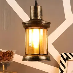 DENICRAAS Black Textured Contemporary Ceiling Lamp-picture-16