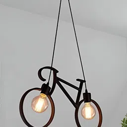 DENICRAAS Black Textured Hanging Ceiling Lamp-image-4