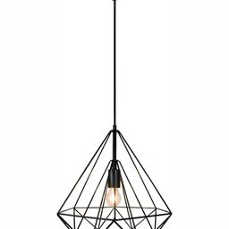 DENICRAAS Black Textured Hanging Ceiling Lamp-image-25