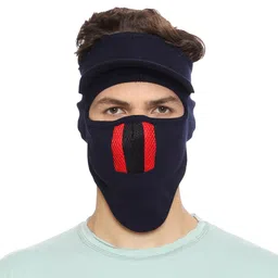 Gajraj Pack Of 2 Cotton Full Face Mask With Air Filter Mesh & Visor image 5