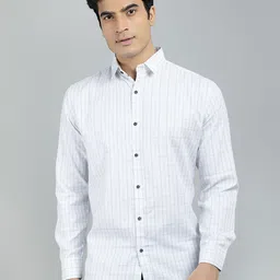 RED FEATHER Men Grid Tattersall Checks Cotton Formal Shirt-picture-39