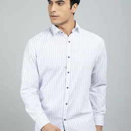 RED FEATHER Men Striped Cotton Formal Shirt-picture-50