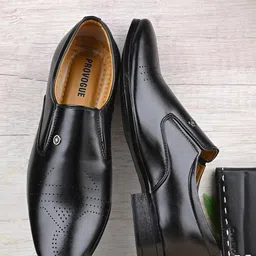 Provogue Men Perforated Formal Slip-On Shoes-image-25