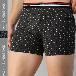 Lux Cozi Men Pack Of 2 Assorted Cotton Trunks COZI_BIGSHOT_LONGS_PRINT_OE_AST3_2PC-picture-13