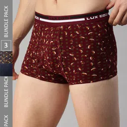 Lux Cozi Pack Of 3 Assorted Cotton Trunks  COZI_BIGSHOT_SL_PRINT_OE_AST3_3PC-27