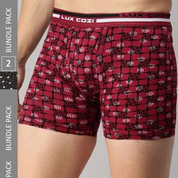Lux Cozi Pack Of 2 Assorted Pure Cotton Trunks COZI_BIGSHOT_LONGS_PRINT_OE_AST2_2PC-picture-17
