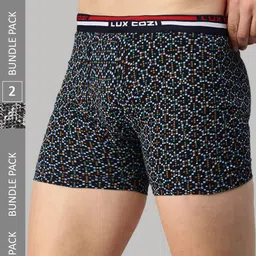 Lux Cozi Men Pack Of 2 Assorted Cotton Trunks COZI_BIGSHOT_LONGS_PRINT_OE_AST4_2PC-picture-14