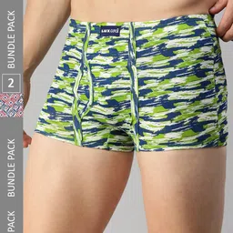 Lux Cozi Pack Of 2 Assorted Printed Outer Elastic Cotton Trunk-picture-15