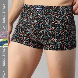 Lux Cozi Pack Of 3 Assorted Skin-friendly Label Free Comfort Short Cotton Trunk-picture-10