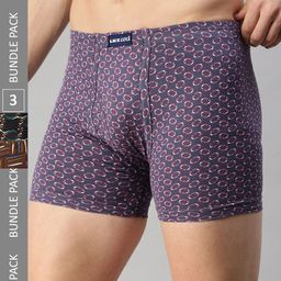 Lux Cozi Men Pack Of 3 Assorted Cotton Trunks COZI_BIGSHOT_LONGS_PRINT_AST5_3PC-picture-37
