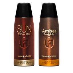 Franck Olivier Men Set Of 2 Deodorant Spray - Sun Royal Oud & Amber 250 ml Each-18