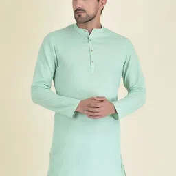 DEYANN Men Green Kurta-picture-36