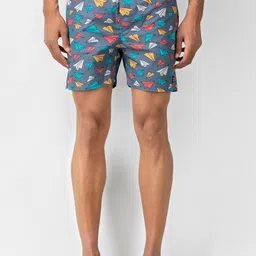 wHAT'S DOwn Men Grey Pure Cotton Boxer Shorts-image-72