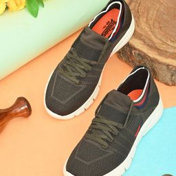 Roadster Men Woven Design Sneakers-picture-11