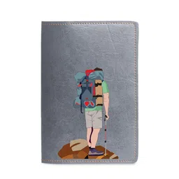 THE MESSY CORNER Men Printed Passport Holder-39