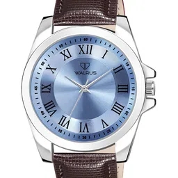Walrus Men Brass Embellished Dial & Brown Straps Analogue Watch WWTM-OPUS-V-030907-39