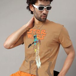 Free Authority Star Wars Printed Pure Cotton T-Shirt-image-87