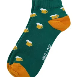 Mint & Oak Men Patterned Ankle Length Socks image 2
