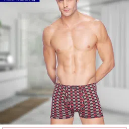 Lux Cozi Pack Of 2 Assorted Printed Outer Elastic Cotton Trunk image 5