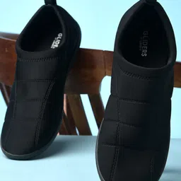 Liberty Men Black Solid Slip-On Sneakers-picture-16