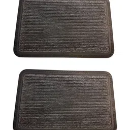 Aura Grey 2 Pieces High Water Absorbent Anti-Skid Doormat-45