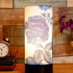 Foziq Brown Printed Table Lamp-21