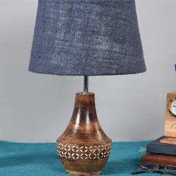 Foziq Brown Textured Table Lamp-picture-22