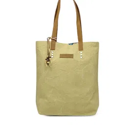 The House of Tara Beige Tote Bag-52