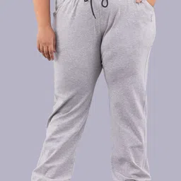 CUPID Women Plus Size Mid-Rise Straight-Fit Track Pant-picture-34