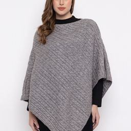 513 Striped Acrylic Poncho-image-52
