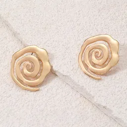 Krelin Gold Plated Studs Earrings-43
