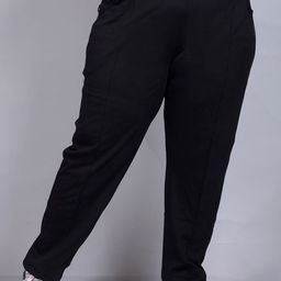 CUPID Women Plus Size Cotton Trackpants-12