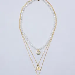 20Dresses Set Of 3 Lock Pendant Necklace-24
