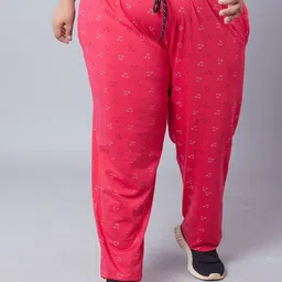 CUPID Women Pink Lounge Pants-image-52