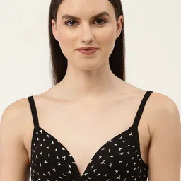 Leading Lady Graphic Cotton Lightly Padded Bra-image-75