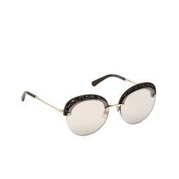 SWAROVSKI Women Brown Lens & Black Round Sunglasses with UV Protected Lens SK0256 56 32G-image-29