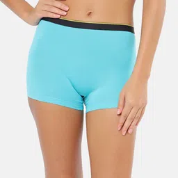 bummer Women Micro Modal Aquamarine Mid Rise Boy Shorts-image-34