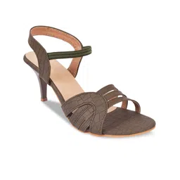 XE Looks  Women Olive Green Slim Heels-24