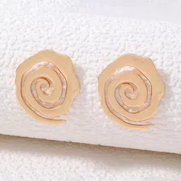 FIMBUL Gold-Plated Quirky Studs Earrings image 2