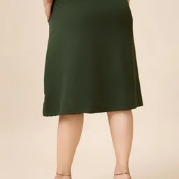 Areca Designer Textured A-line Knee Length Skirts image 4