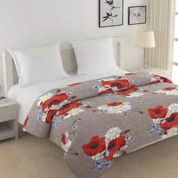 SWAYAM Multicoloured Floral AC Room 150 GSM Double Bed Comforter-11