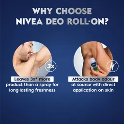 Nivea Men Set of 2 Fresh Power Long Lasting Roll On Deodorants - 50 ml Each image 3