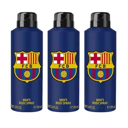 FC Barcelona Men Set Of 3 Blue Deodorant 600ml-56