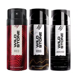 Wild Stone Men Pack of 3 Deodorant - 150 ml Each-69