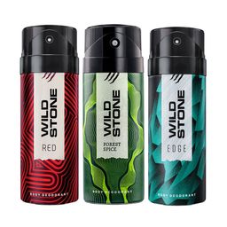 Wild Stone Men Pack of 3 Deodorant - 150 ml Each-9